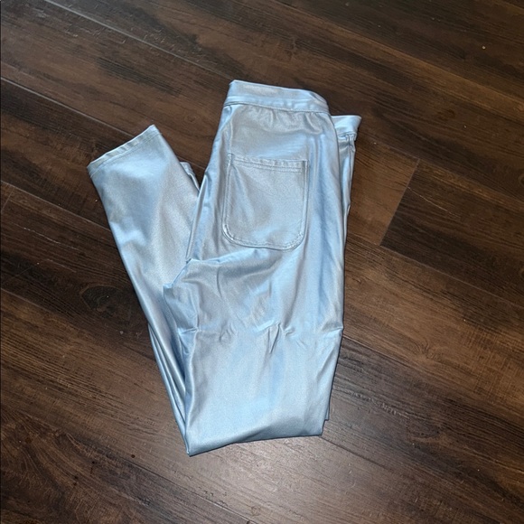 SHEIN Metallic Silver Skinny Jeans - Picture 3 of 3